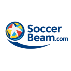 SoccerBeam logo — modern soccer news and match updates website